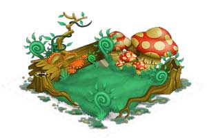 Image of level 4 Nature habitat in Monster Legends.